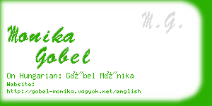 monika gobel business card